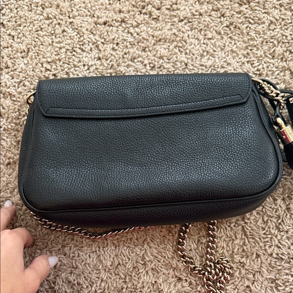 Gucci Black Pebbled Leather Crossbody Bag - Picture 2 of 6